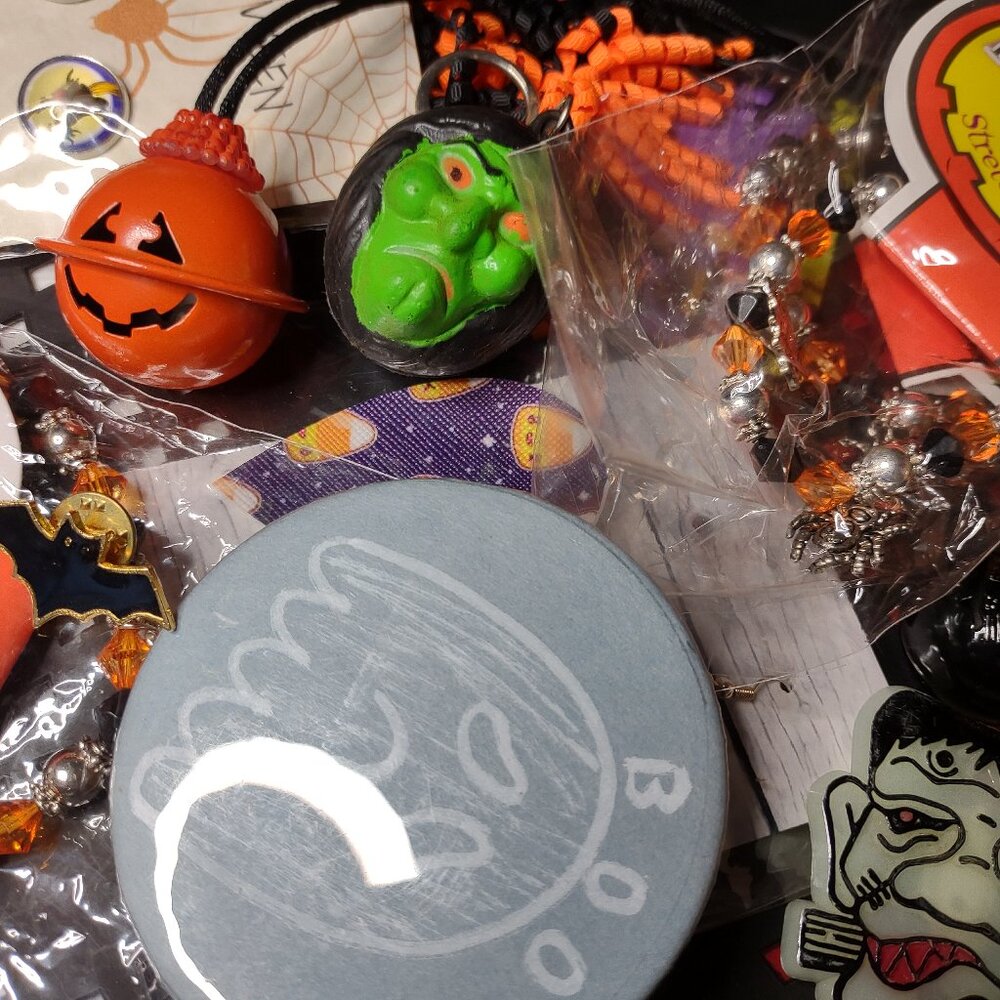 Lot Of Halloween Jewelry And Accessories CDK15